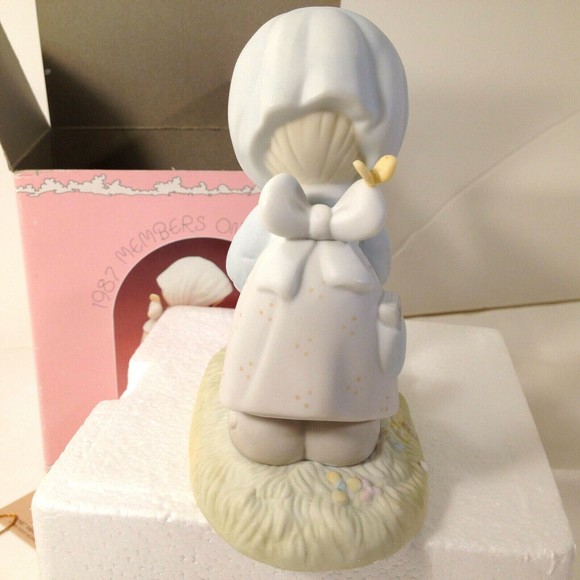 PRECIOUS MOMENTS  Feed My Sheep 1987 Members Only Figurine PM-871 w/Box - Picture 5 of 12